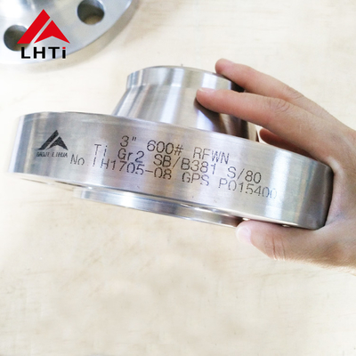 Хорошая цена Ti Gr5 Gr7 Титановый фланц сварной шеи ASME B16.5 Класс 150 WN Фланц сварной шеи с поднятым лицом для химической промышленности онлайн
