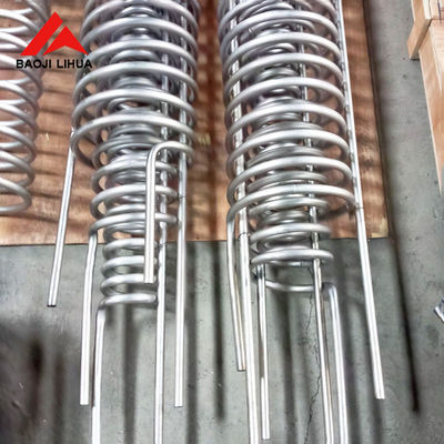 Хорошая цена Катушка безшовное ASTM B338 трубки титана теплообменного аппарата чистая онлайн
